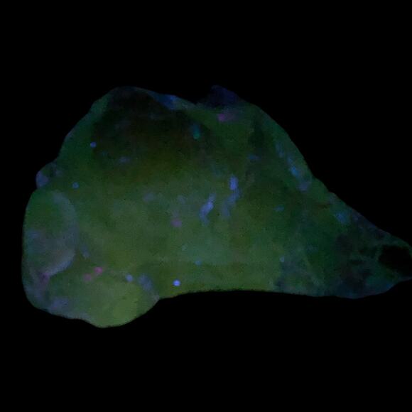 Fenton‎ Colonial Blue Glowing Manganese Art Glass Cullet #4GX13 - Picture 6 of 7